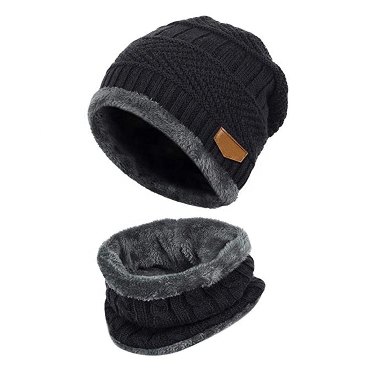 Premium Unisex Woolen Cap Set (2-in-1)