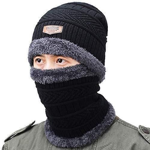 Premium Unisex Woolen Cap Set (2-in-1)